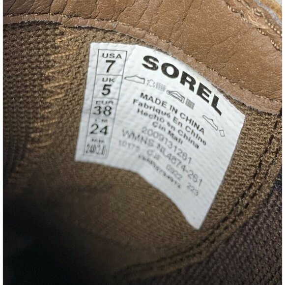 SOREL® Women's Hi-Line Heel Chelsea Waterproof Boot Umber, Ceramic Size 7 - Picture 7 of 9